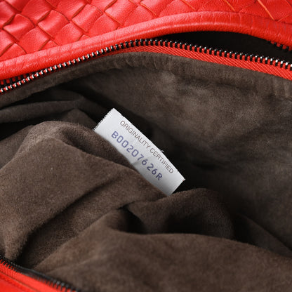 Bottega Veneta Nappa Intrecciato Large Veneta Hobo Cardinal 9 of 10