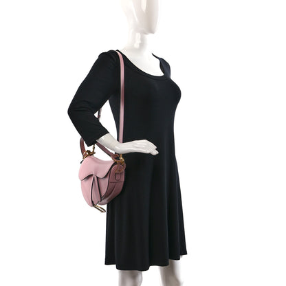Christian Dior Smooth Calfskin Saddle Bag With Strap Antique Pink 2 of 9