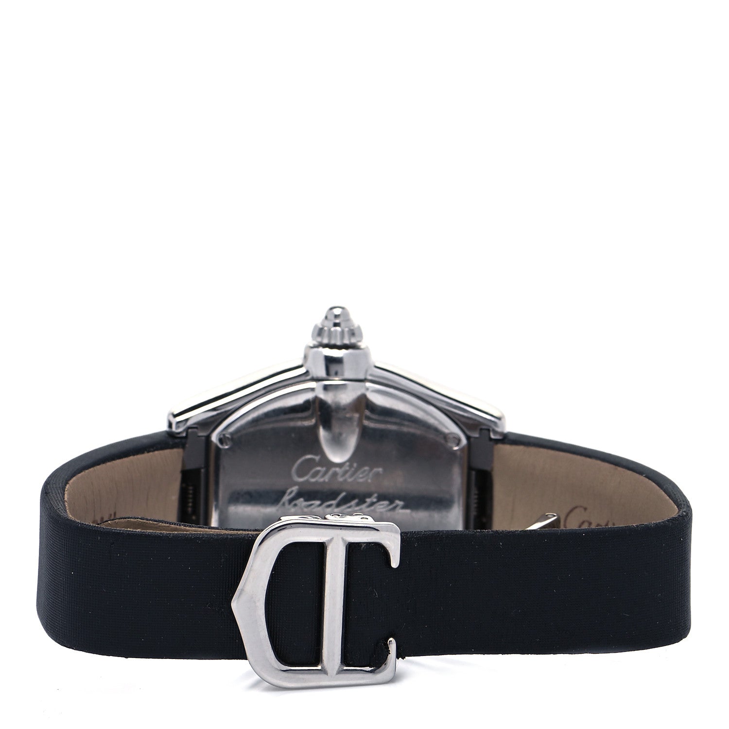 Cartier Stainless Steel Satin 31mm Roadster Quartz Watch White 3 of 5