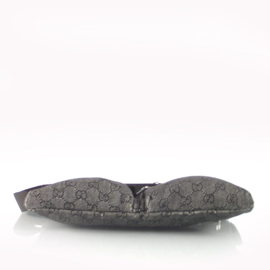 Monogram Belt Bag Black Denim