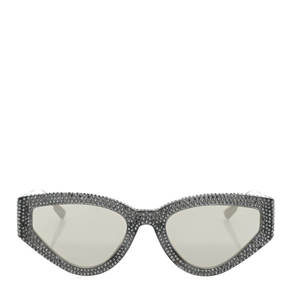 Christian Dior Acetate Crystal CatStyleDior1S Sunglasses Black 2 of 7