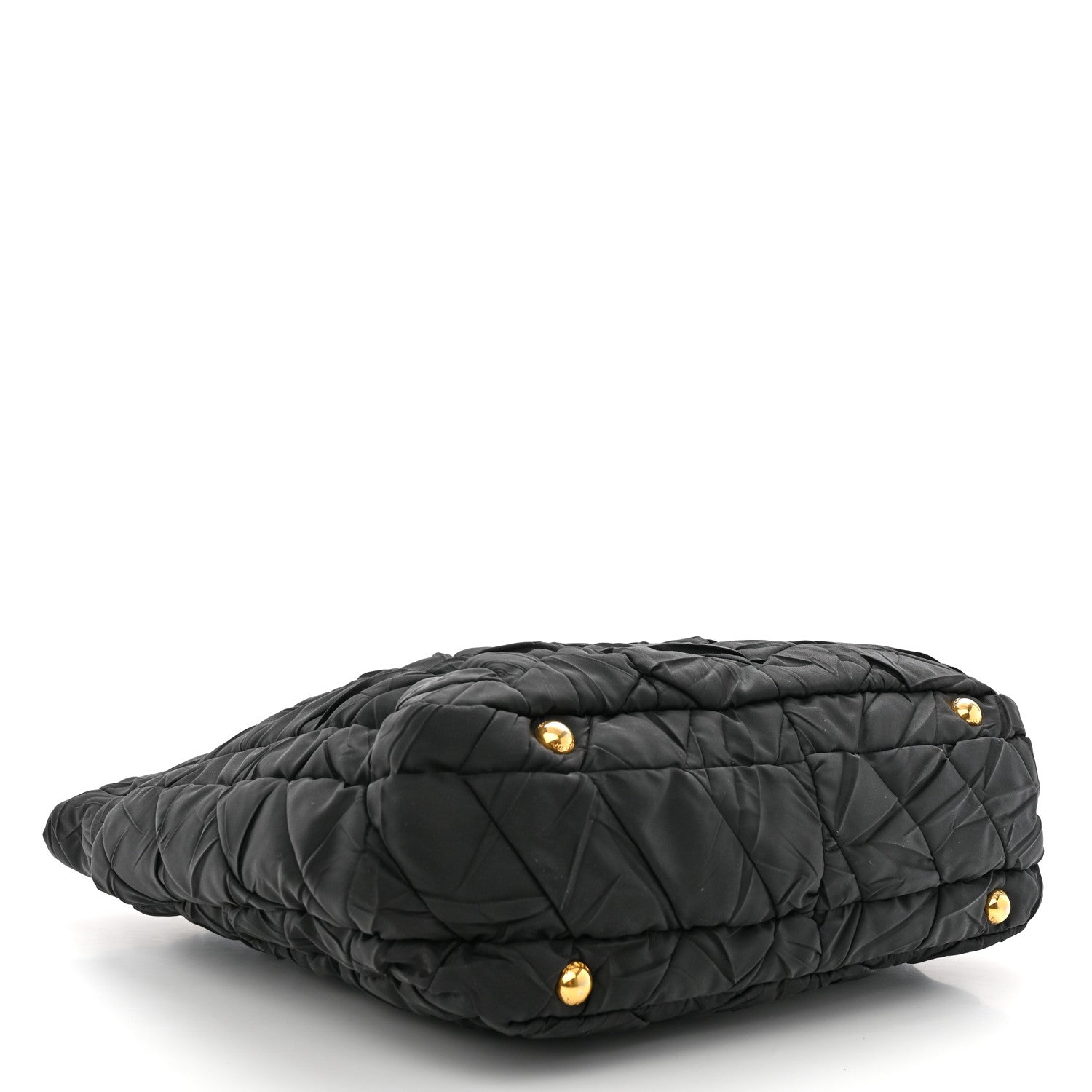 Prada Tessuto Nylon Gaufre Tote Black 4 of 12