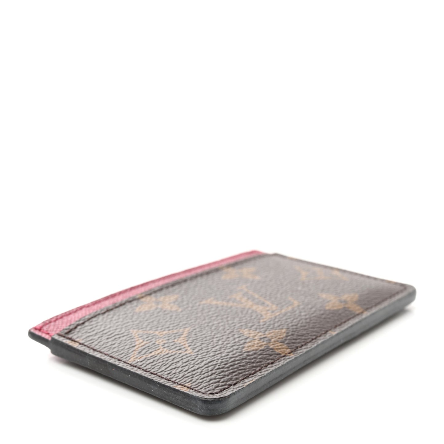 Monogram Card Holder Fuchsia