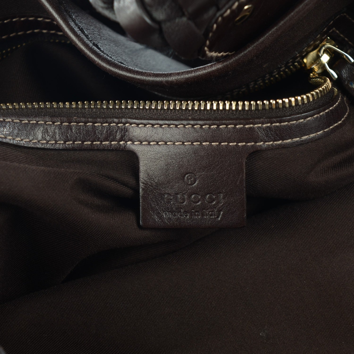 Gucci Calfskin Medium Pelham Shoulder Bag Dark Brown 5 of 7