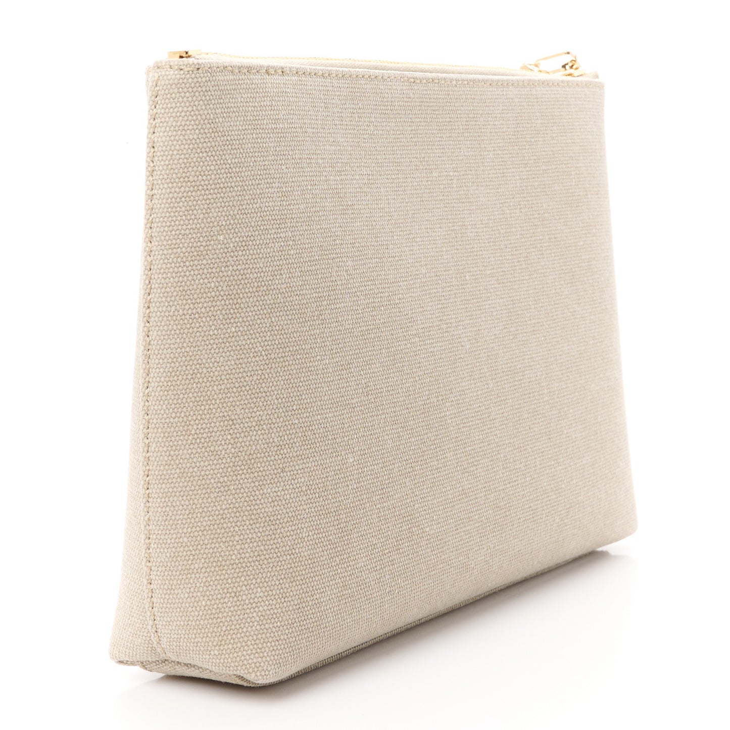 Canvas Travel Pouch Pouch Wristlet Army Beige