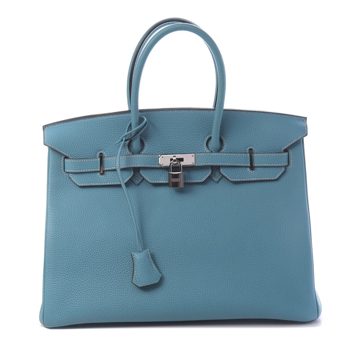 Togo Birkin 35 Blue Jean