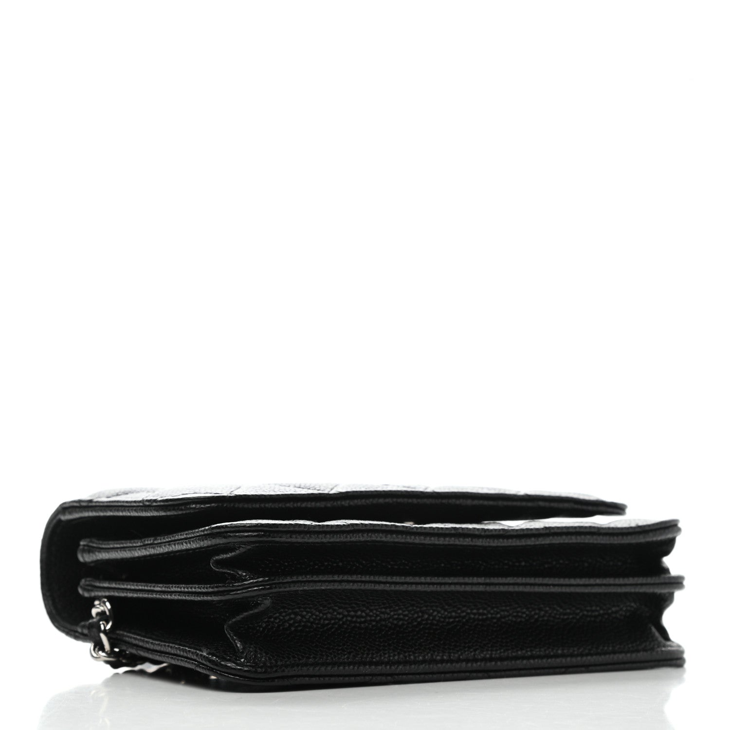 Chanel Caviar Quilted Mini Wallet On Chain WOC Black 5 of 11