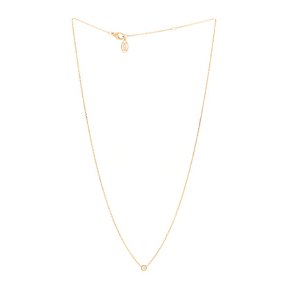 Cartier 18K Yellow Gold Diamond XS D'Amour Pendant Necklace 3 of 5