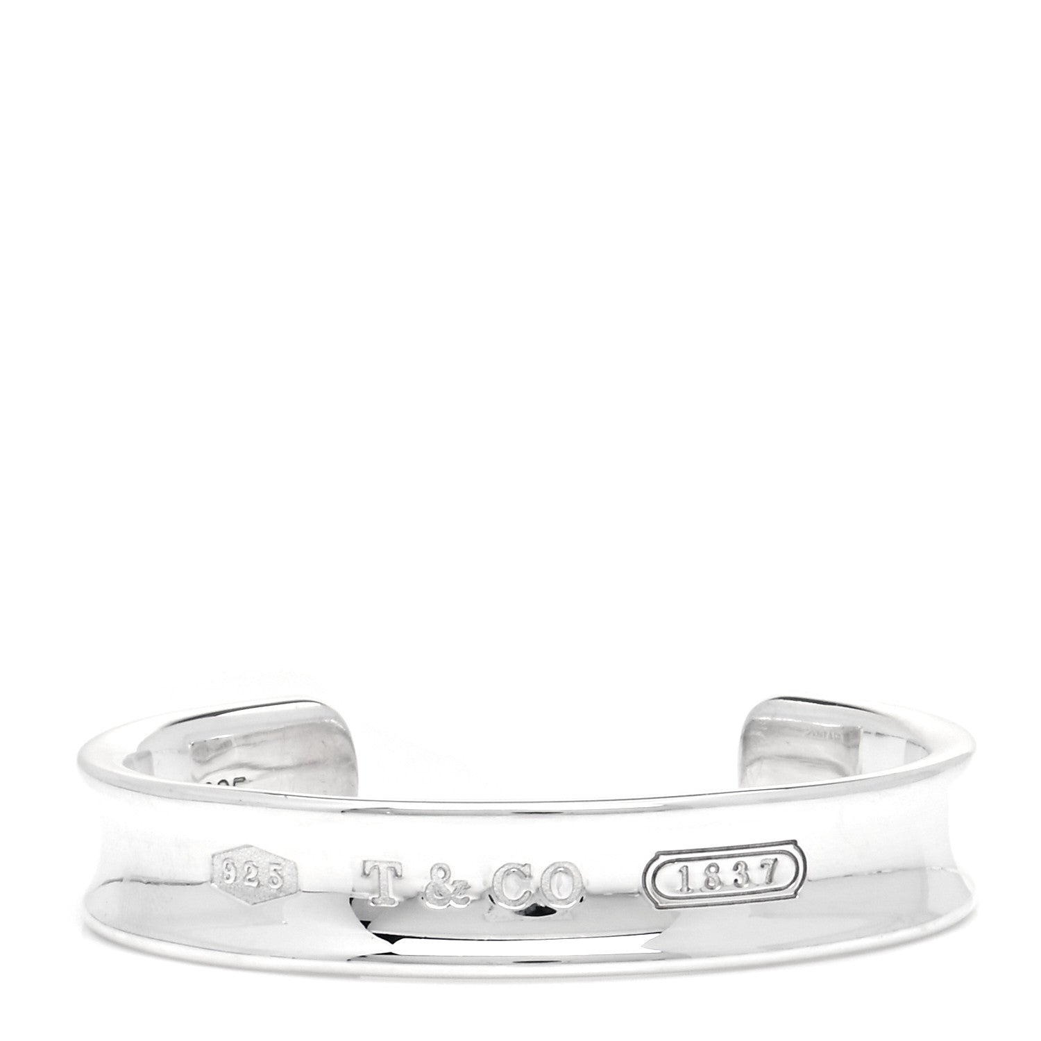 Tiffany Sterling Silver 1837 Cuff Bracelet 1 of 6