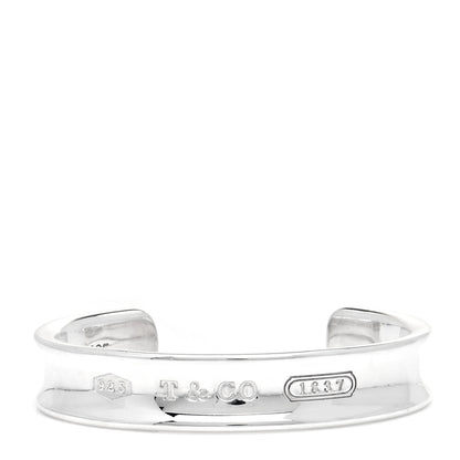 Tiffany Sterling Silver 1837 Cuff Bracelet 1 of 6