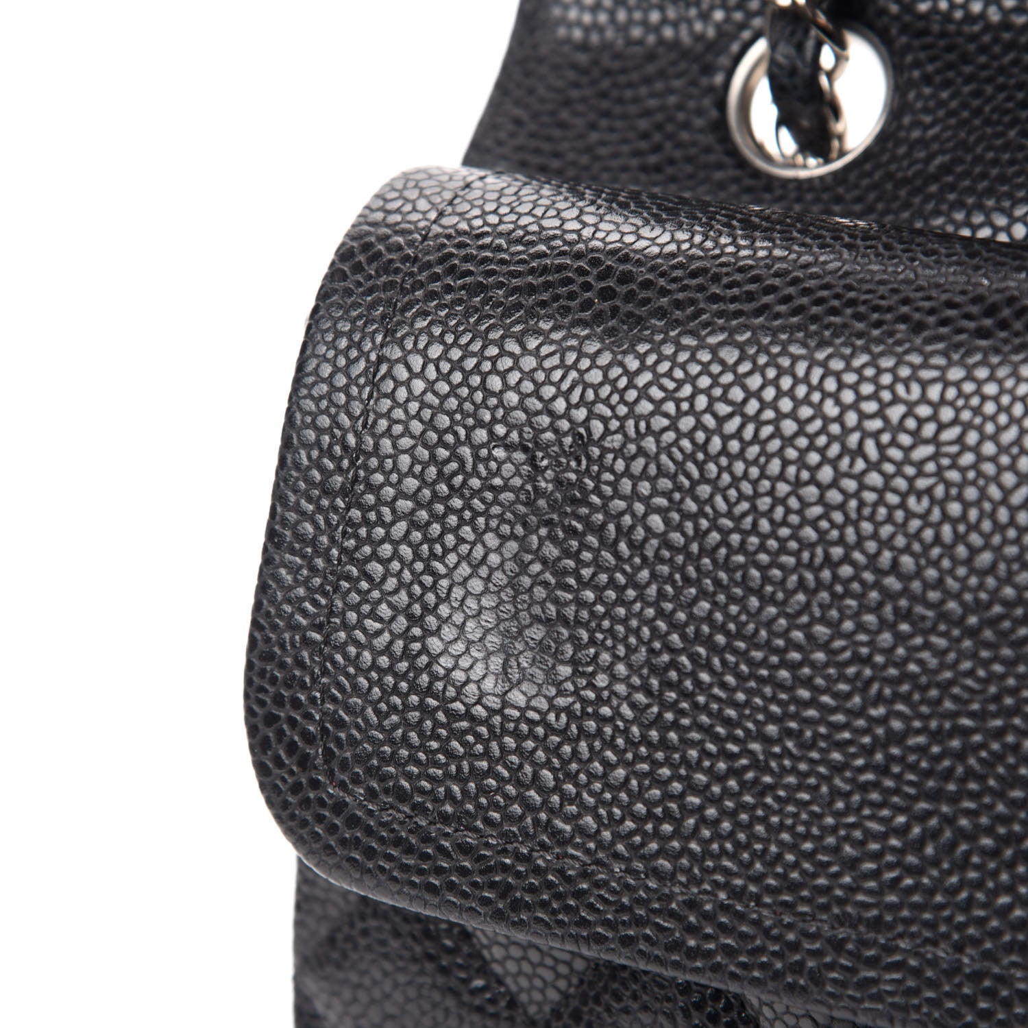 Chanel Caviar Quilted Medium Double Flap Black 8 of 13