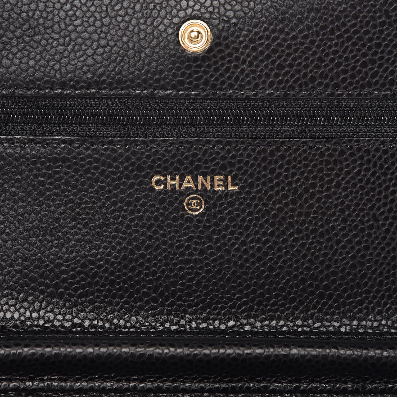 Chanel Caviar Quilted Wallet On Chain WOC Black 6 of 11