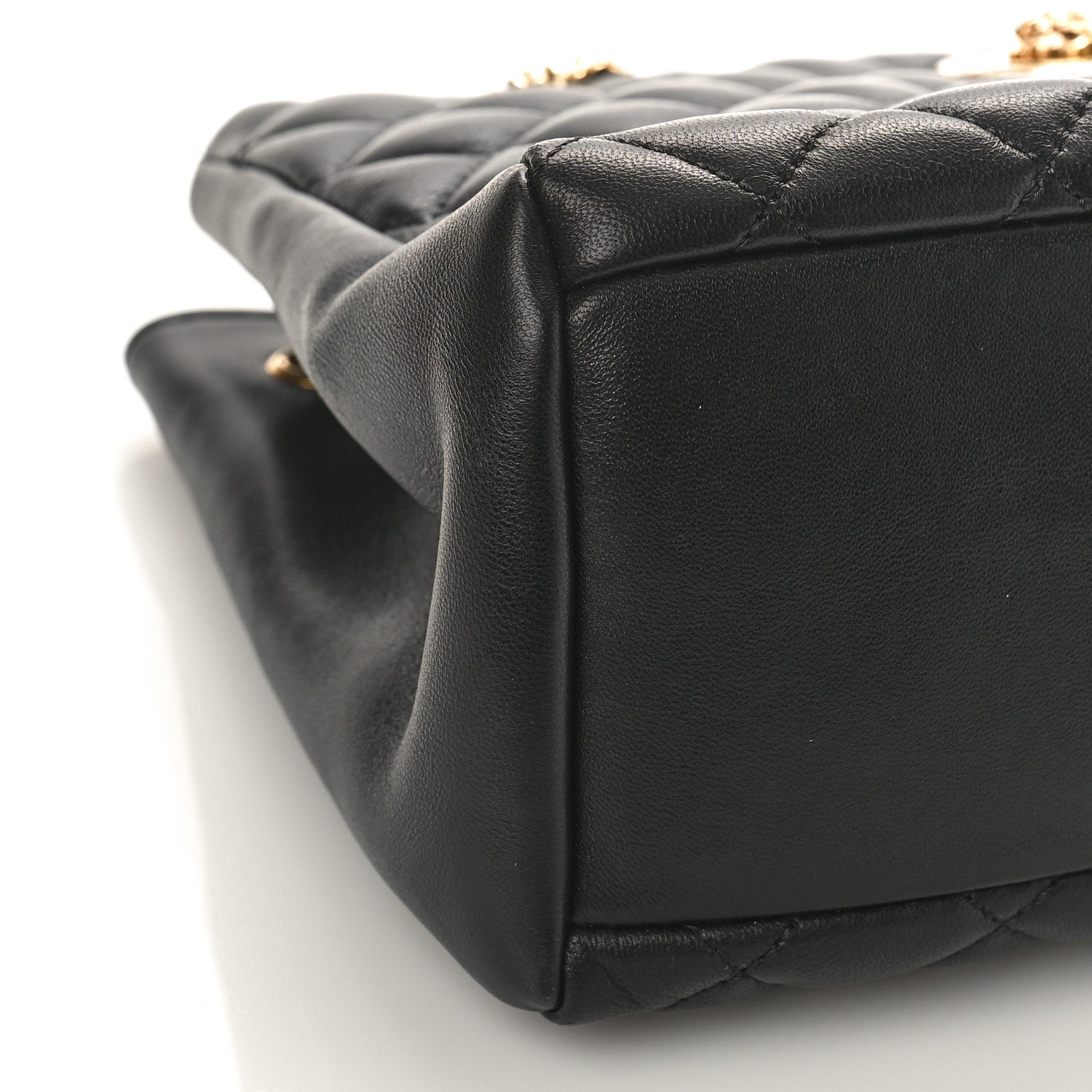 Versace Nappa Quilted Medusa Chain Bag Black 7 of 8