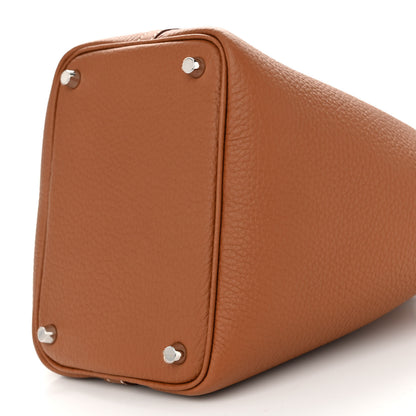 Hermes Taurillon Clemence Picotin Lock 18 PM Gold 10 of 11