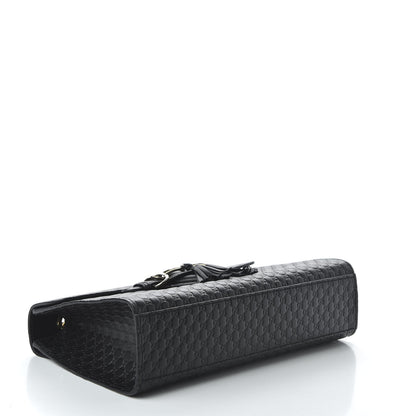 Gucci Microguccissima Medium Emily Chain Shoulder Bag Black 4 of 10