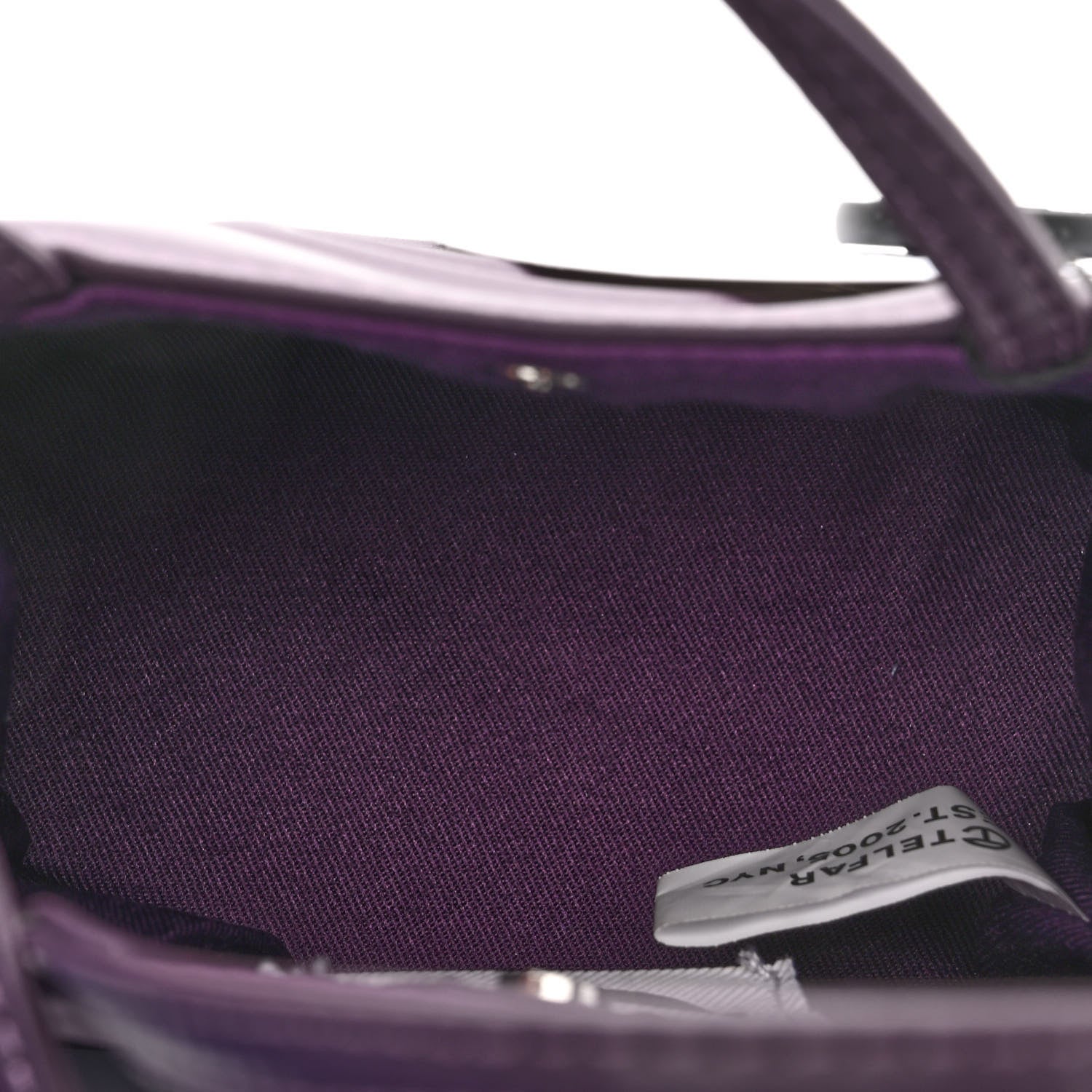 Telfar Vegan Leather Small Shopping Bag Eggplant 5 of 9