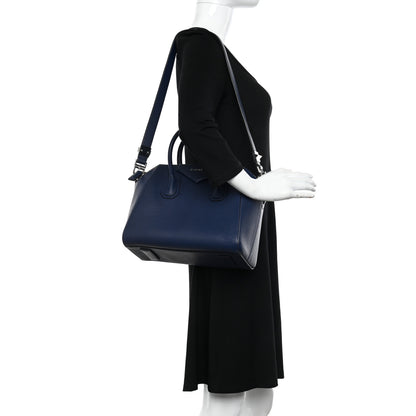 Givenchy Sugar Goatskin Small Antigona Navy 2 of 11