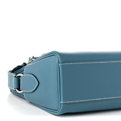 Hermes Evercolor Kelly Messenger PM New Bleu Jean 9 of 10