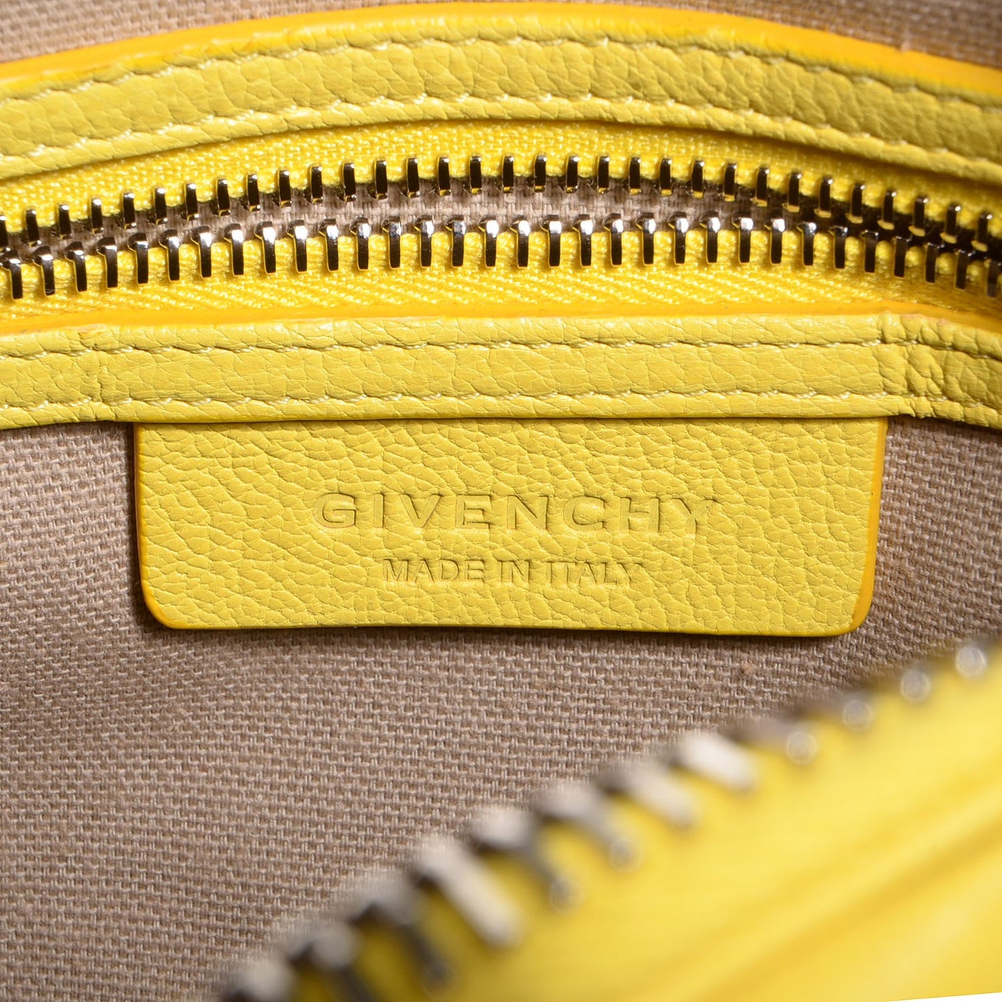 Sugar Goatskin Mini Antigona Yellow