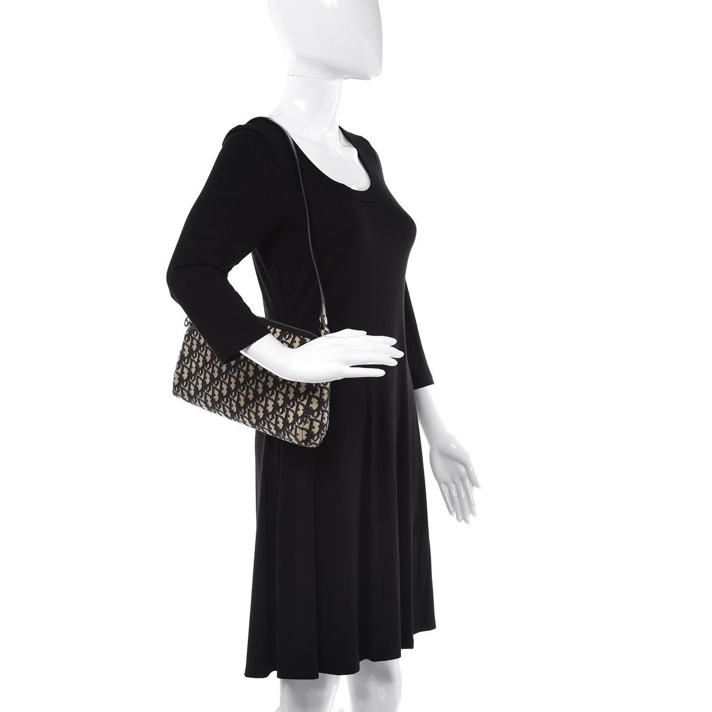 Monogram Shoulder Bag Black