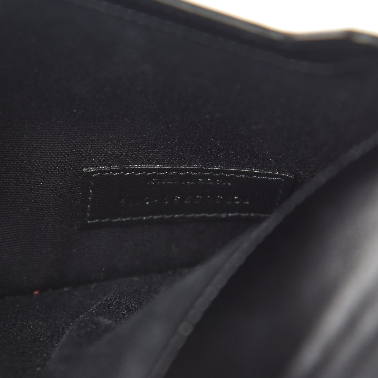 Smooth Shiny Calfskin Monogram Uptown Pouch Black