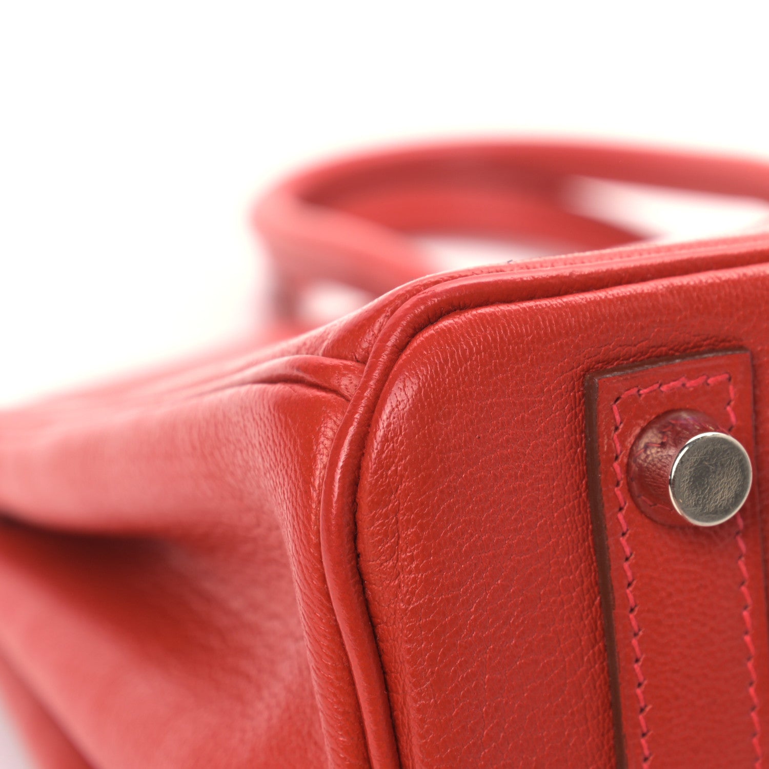Hermes Chevre Mysore Birkin 25 Rouge Vif 35 of 42