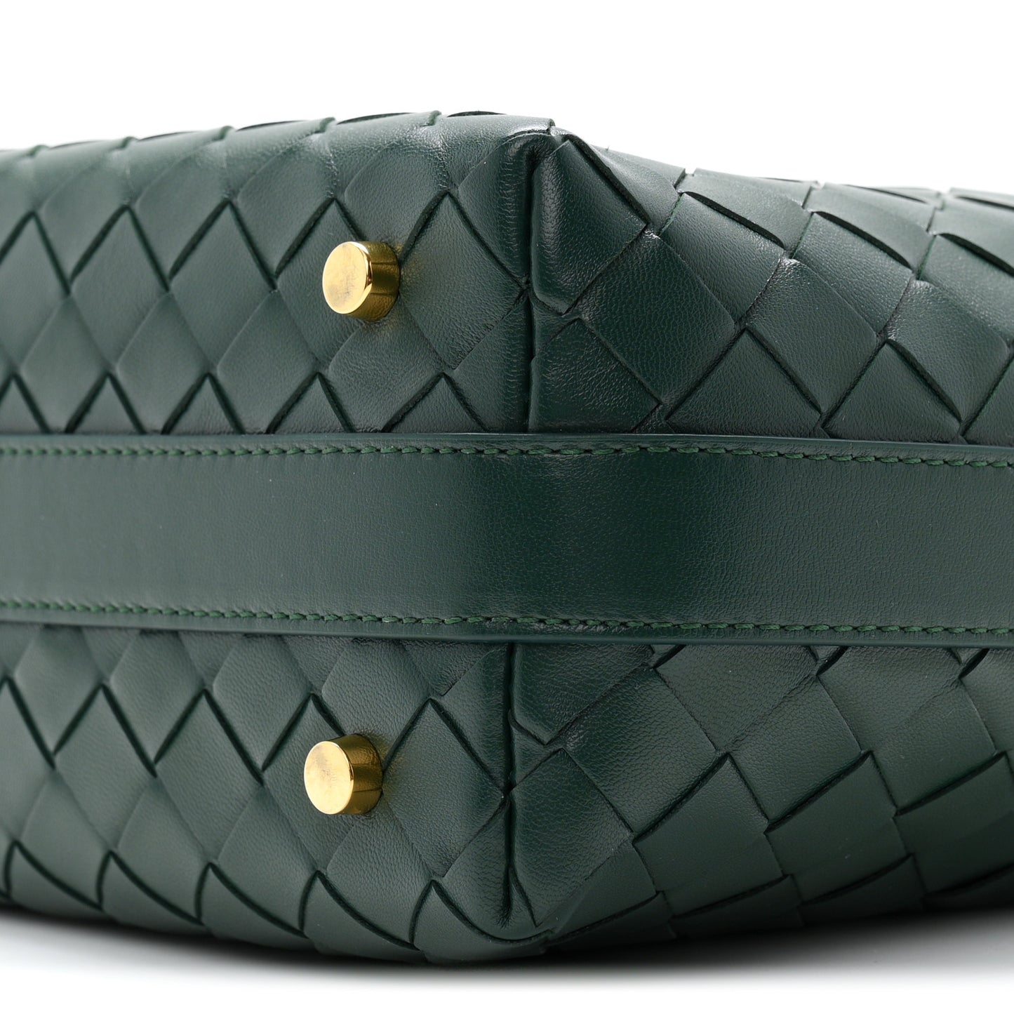 Calfskin Intrecciato Mini Wallace Emerald Green