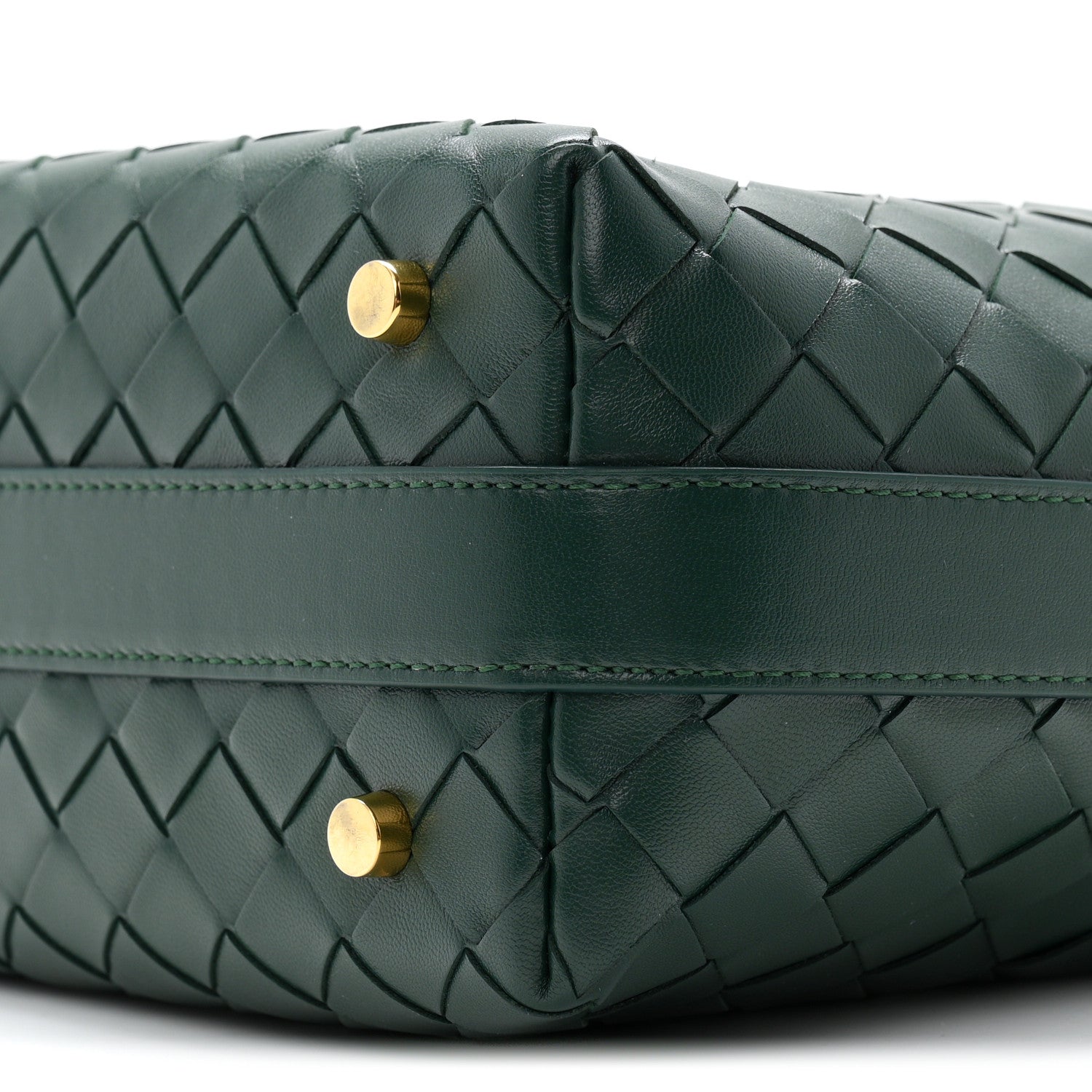 Bottega Veneta Calfskin Intrecciato Mini Wallace Emerald Green 10 of 10