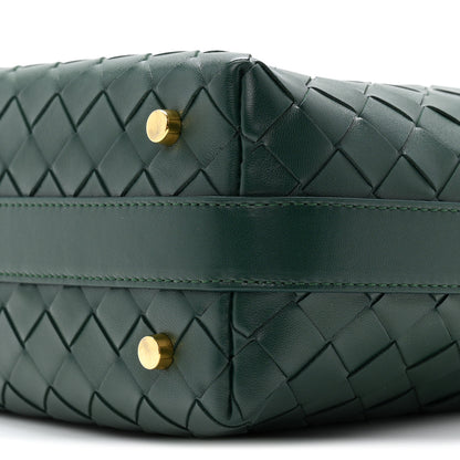 Bottega Veneta Calfskin Intrecciato Mini Wallace Emerald Green 10 of 10