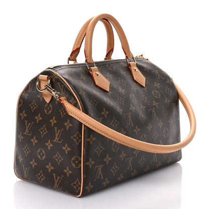 Louis Vuitton Monogram Speedy Soft Crafty 30 3 of 12