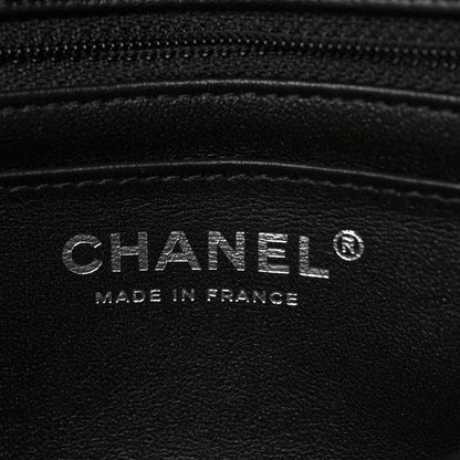 Chanel Tweed Quilted Mini Rectangular Flap White Black Multicolor 6 of 9