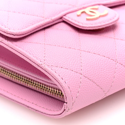 Chanel Caviar Quilted Clutch With Chain Bag Pink 10 of 12