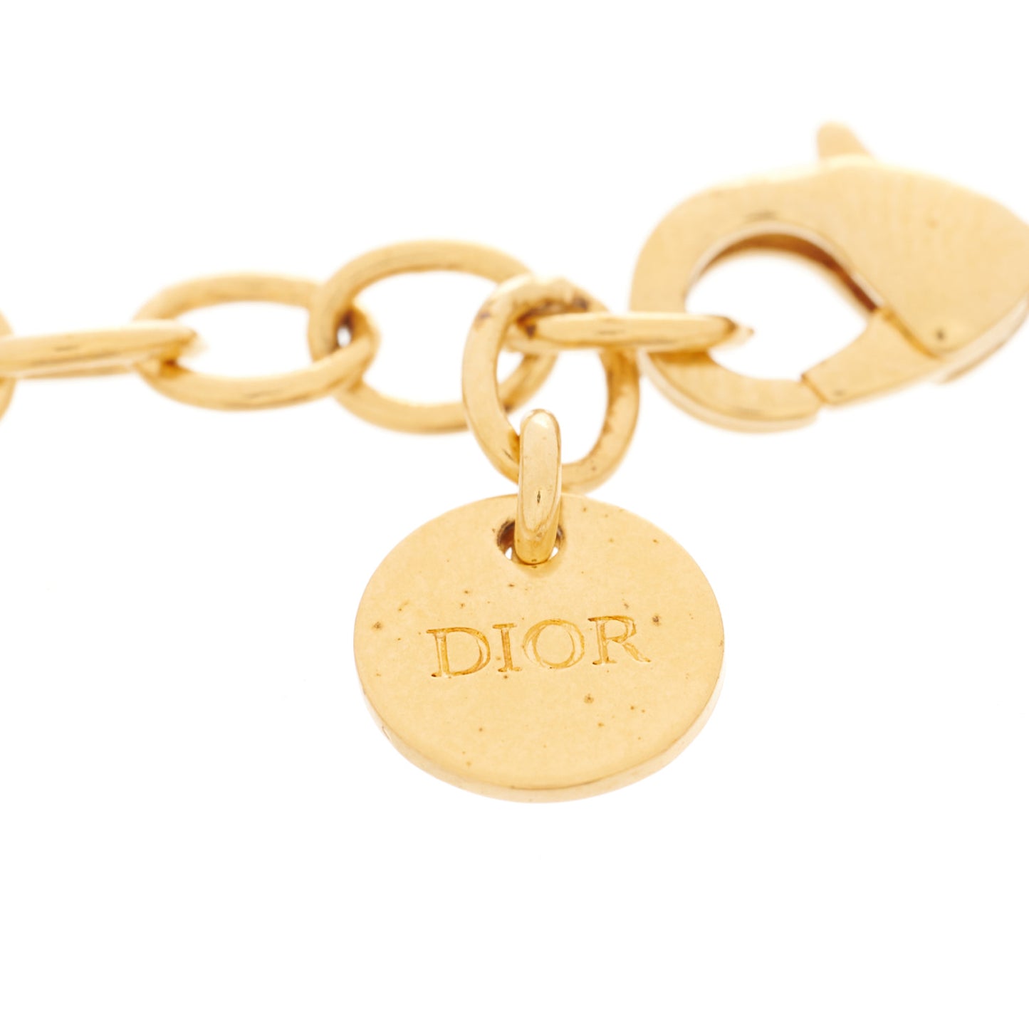 Metal Crystal Dio(r)evolution Bracelet Gold