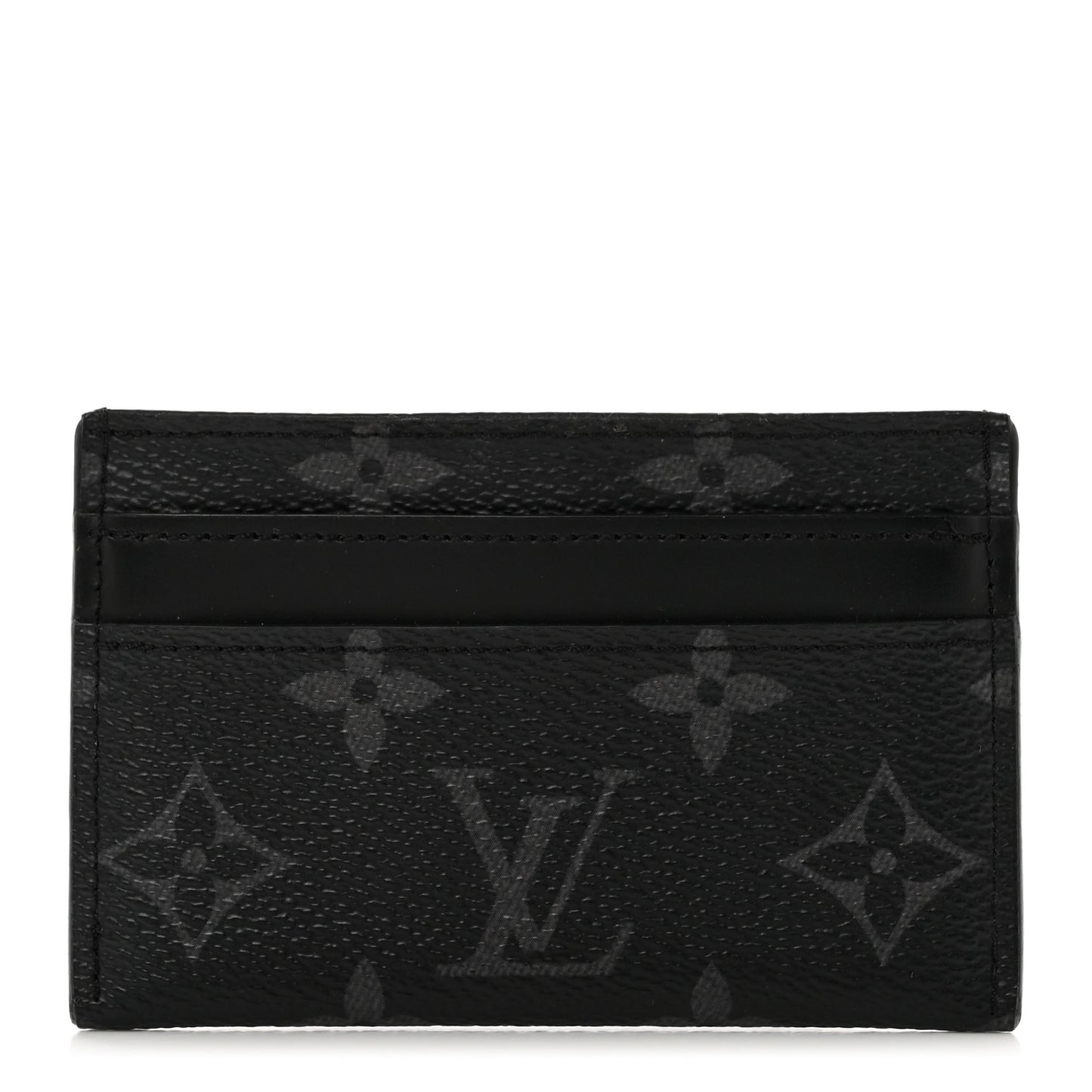 LOUIS VUITTON Monogram Eclipse Porte-Cartes Double Card Holder
