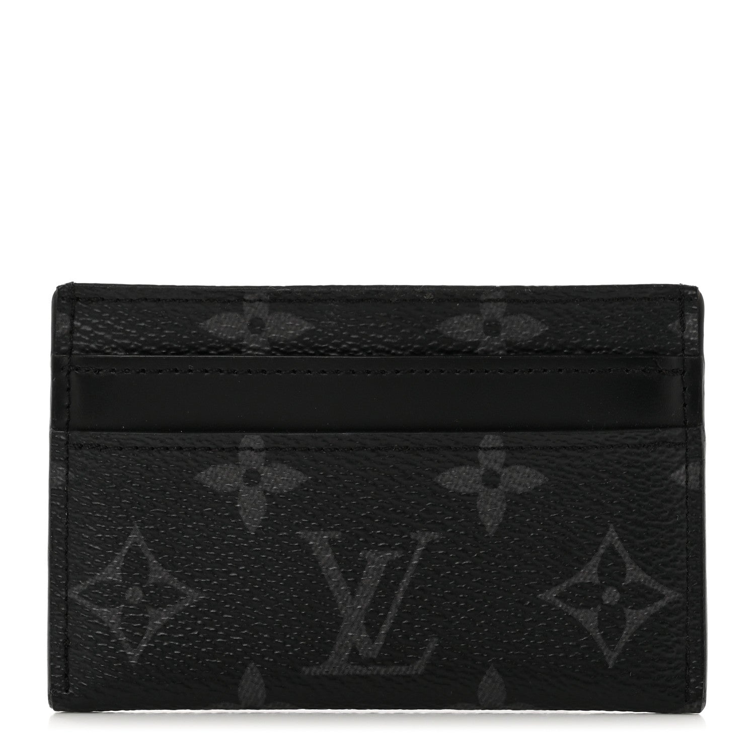 Louis Vuitton LOUIS VUITTON Monogram Eclipse Porte-Cartes Double Card Holder 1 of 7
