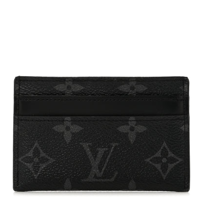 Louis Vuitton LOUIS VUITTON Monogram Eclipse Porte-Cartes Double Card Holder 1 of 7