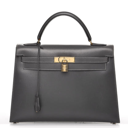 Hermes Box Kelly Sellier 32 Ardoise 1 of 40