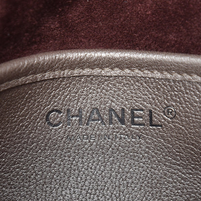 Chanel Metallic Calfskin Quilted Jungle Stroll Messenger Bag Gold 7 of 9