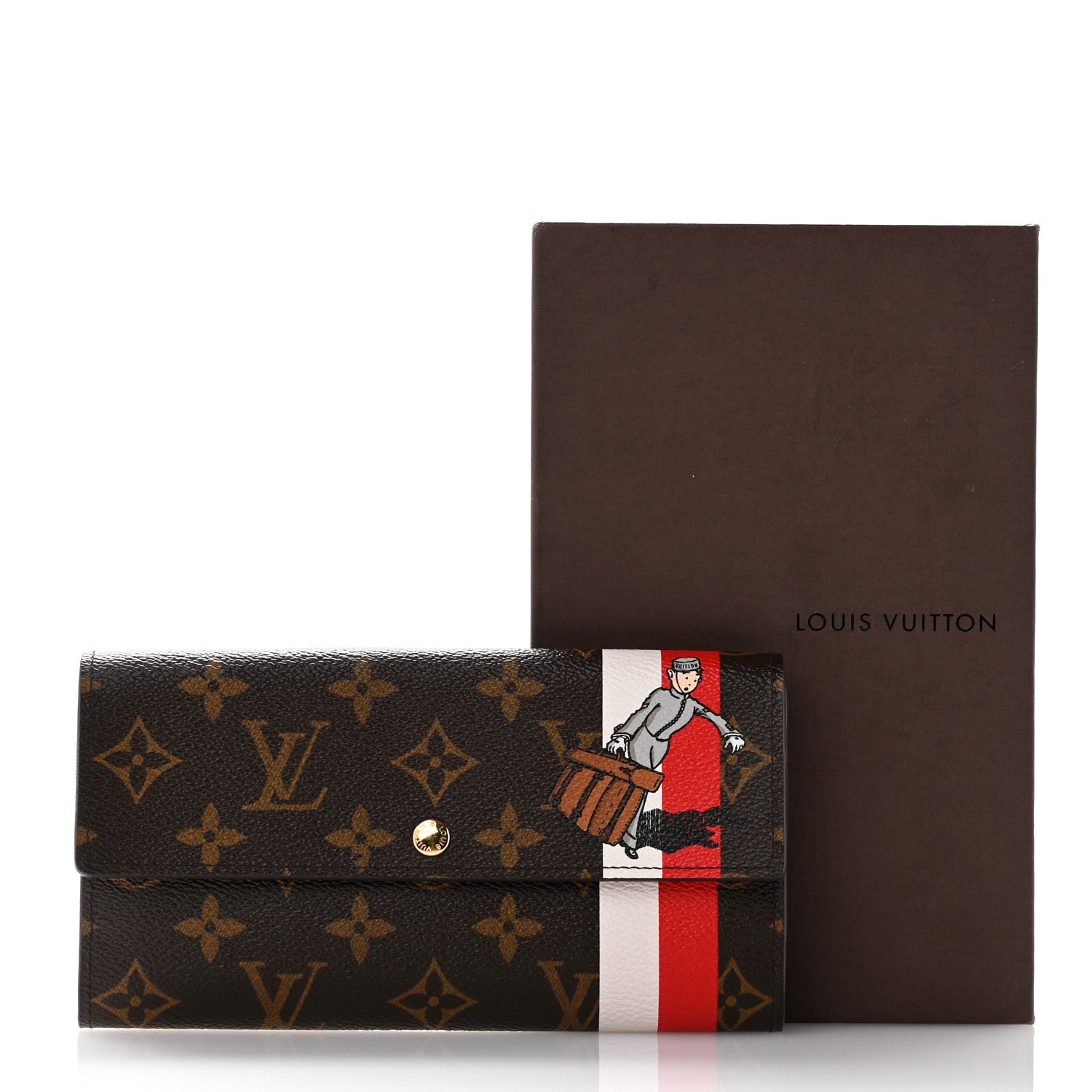 Louis Vuitton Monogram Groom Sarah Wallet 10 of 10