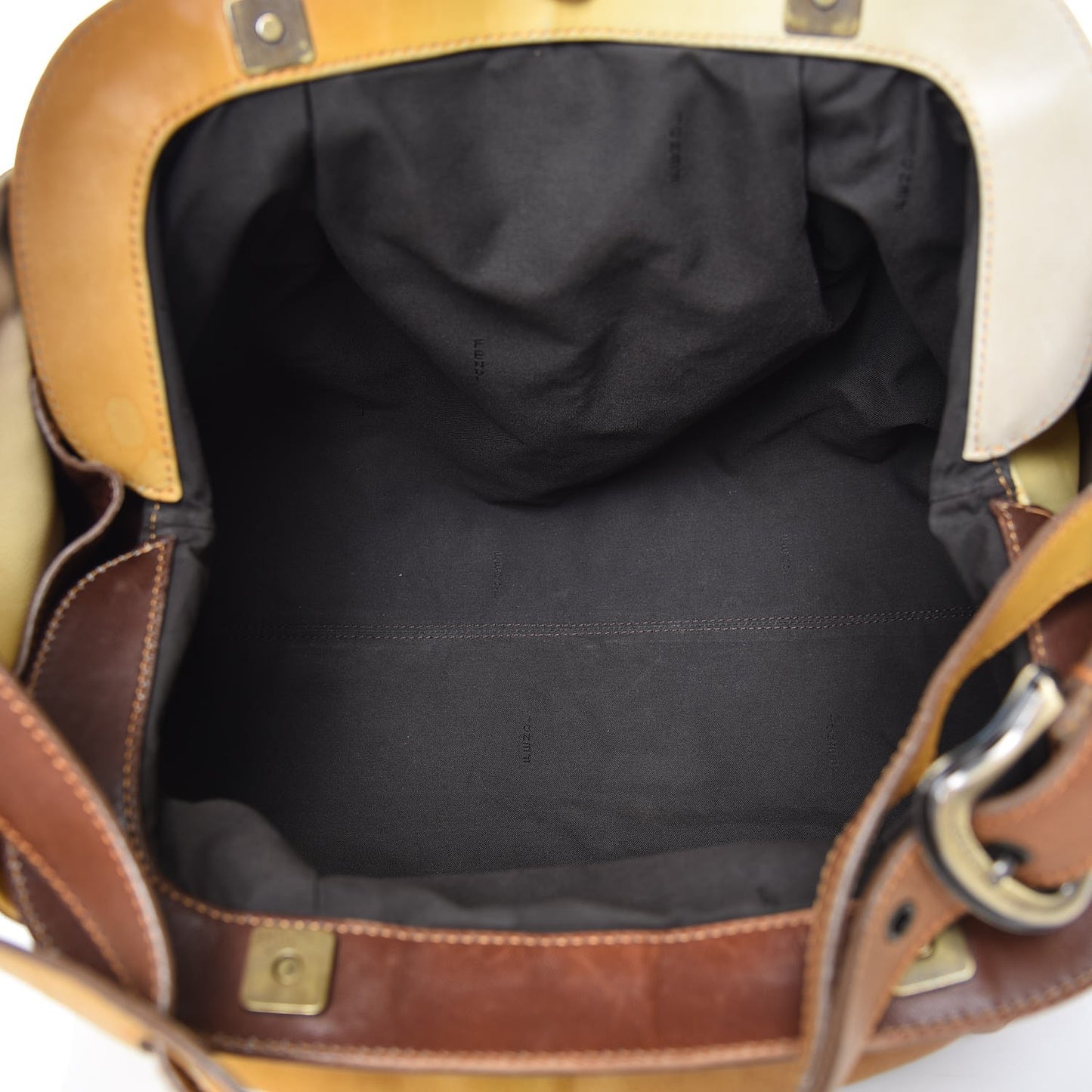 Agnello Sfumato Doctor B Hobo Bag Multicolor Giallo