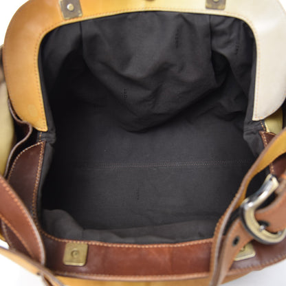 Fendi Agnello Sfumato Doctor B Hobo Bag Multicolor Giallo 5 of 17
