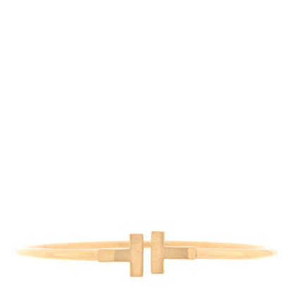 Tiffany 18K Yellow Gold T Wire Bracelet 1 of 4