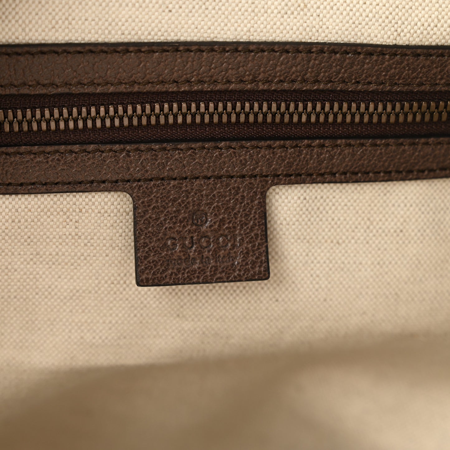 GG Supreme Monogram Textured Dollar Calfskin Web Large Savoy Duffle Bag Beige Ebony New Acero