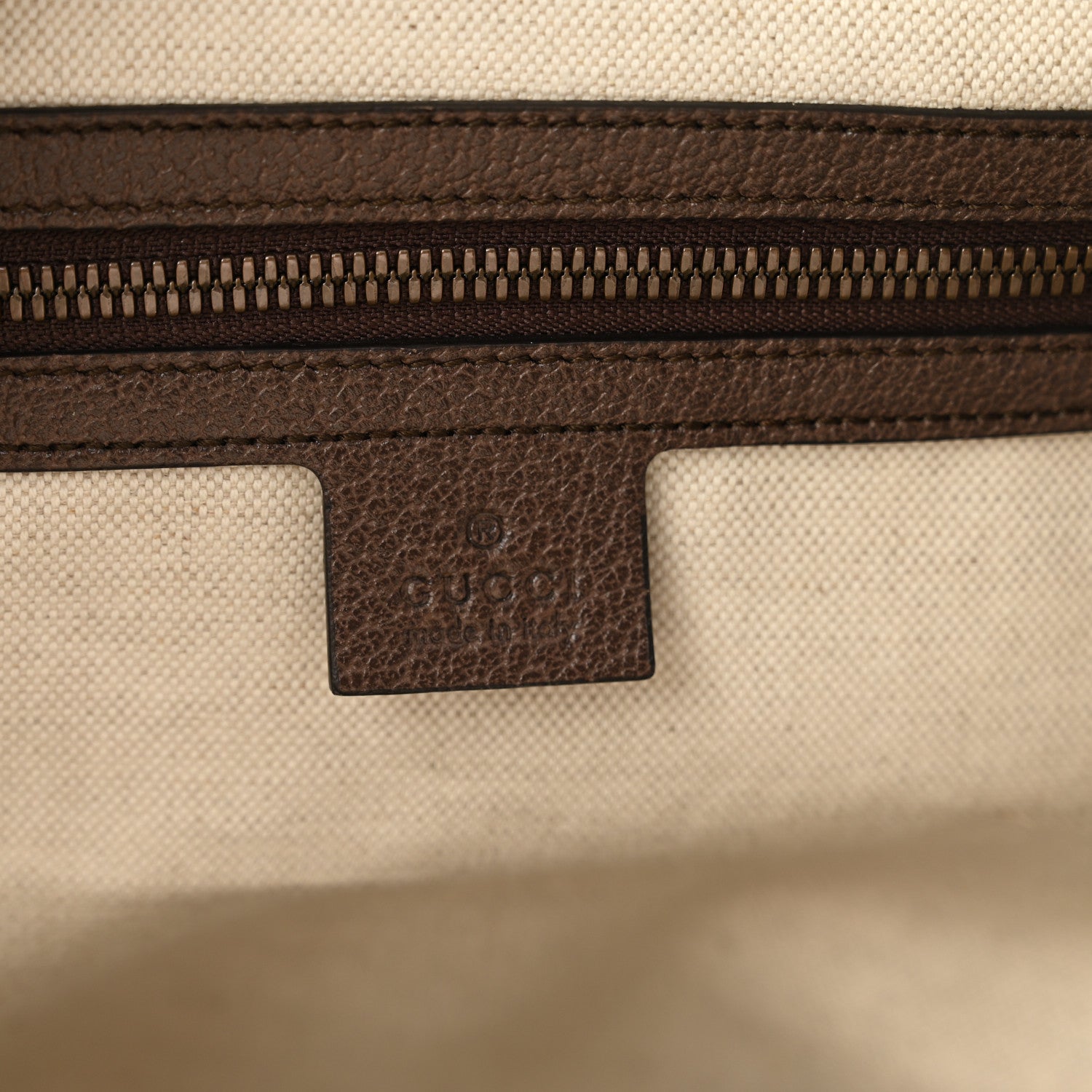 Gucci GG Supreme Monogram Textured Dollar Calfskin Web Large Savoy Duffle Bag Beige Ebony New Acero 5 of 10