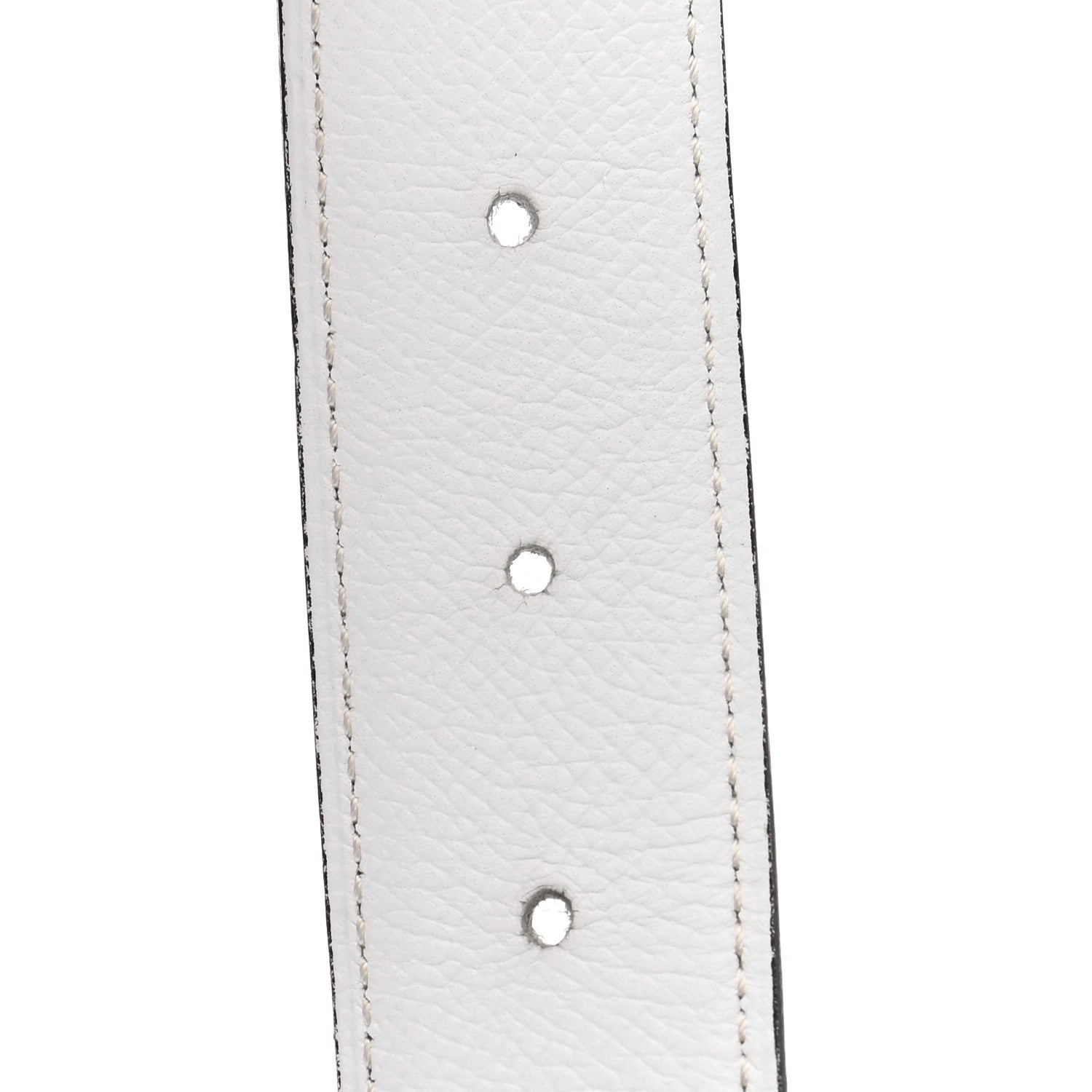 Hermes Epsom 32mm H Belt 80 Etoupe White 4 of 7