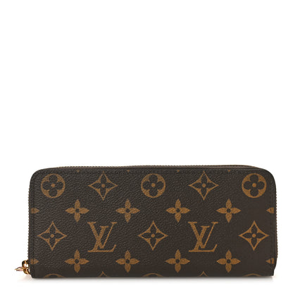 Louis Vuitton Monogram Clemence Wallet Rose Ballerine 1 of 8