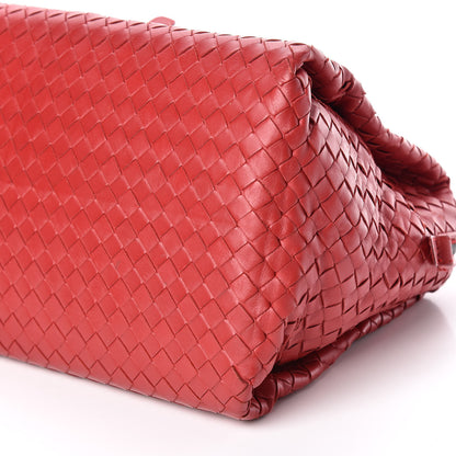 Bottega Veneta Nappa Intrecciato Boston Carmine 8 of 9