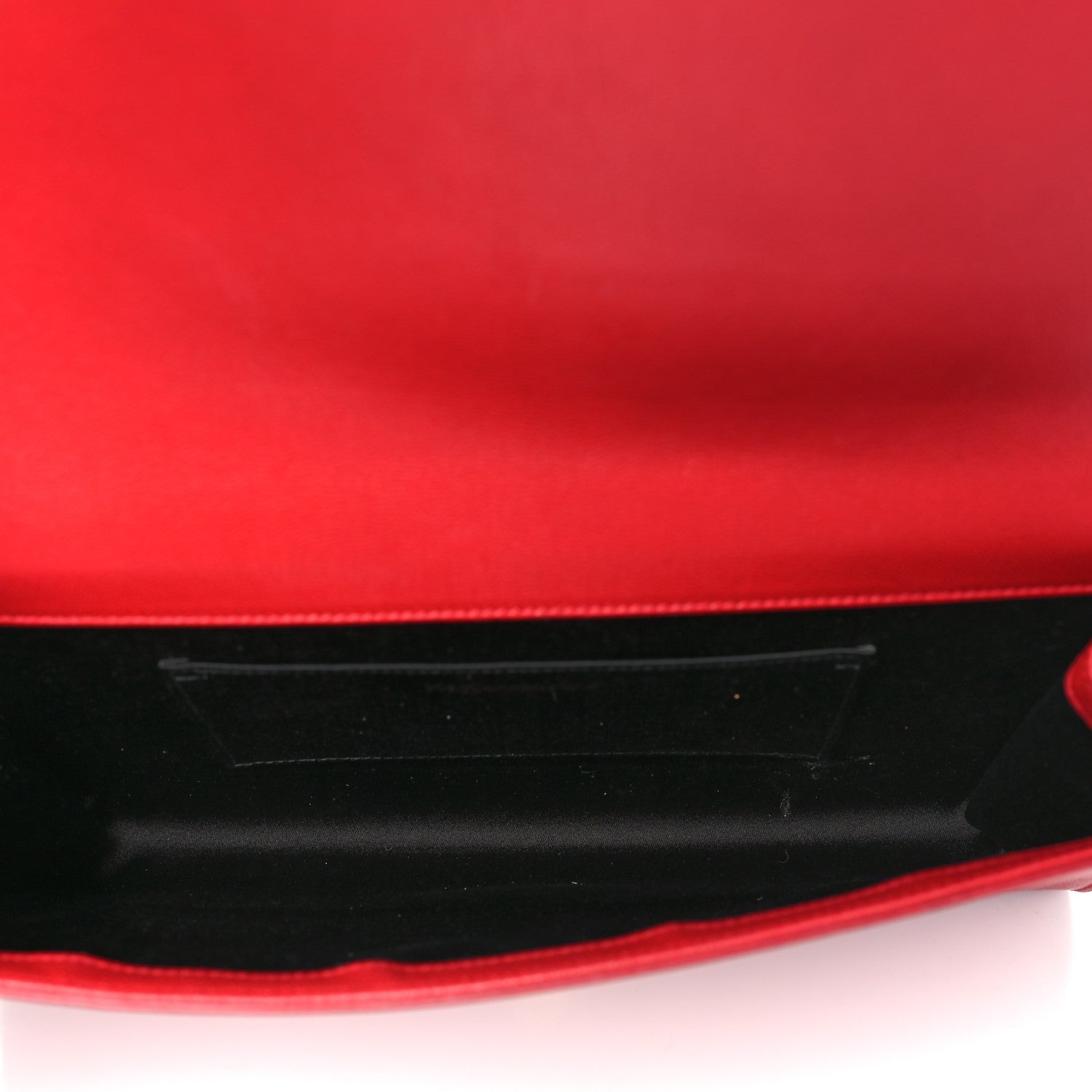 Saint Laurent Calfskin Monogram Large Belle De Jour Clutch Red 5 of 9