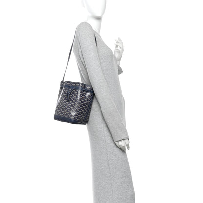 Goyard Goyardine Petit Flot Bucket Bag PM Navy 2 of 9