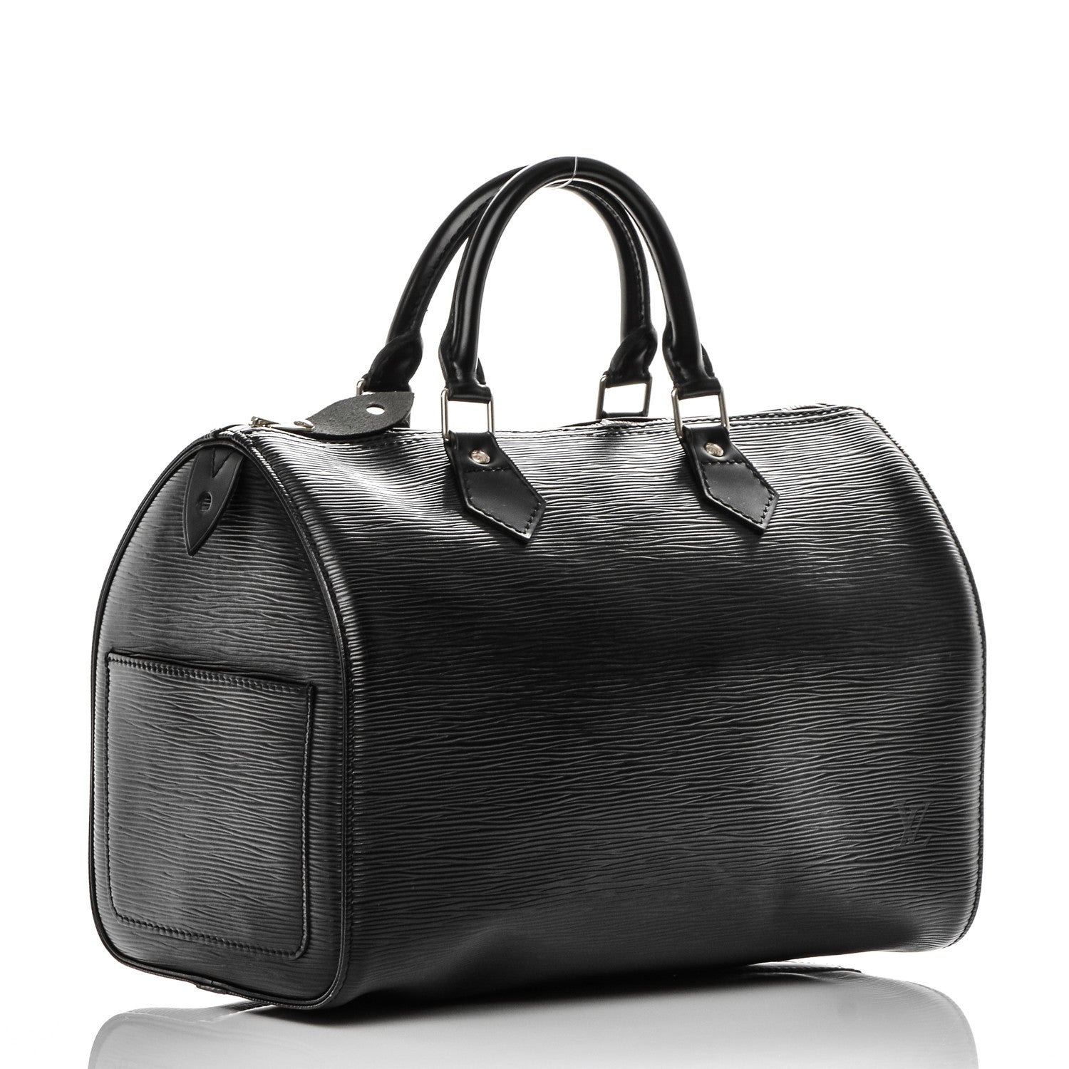 Louis Vuitton Epi Speedy 30 Black 3 of 6